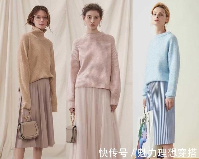 优雅|入秋了,想做一个优雅的女人,建议穿“秋裙”搭裸鞋,满满女人味