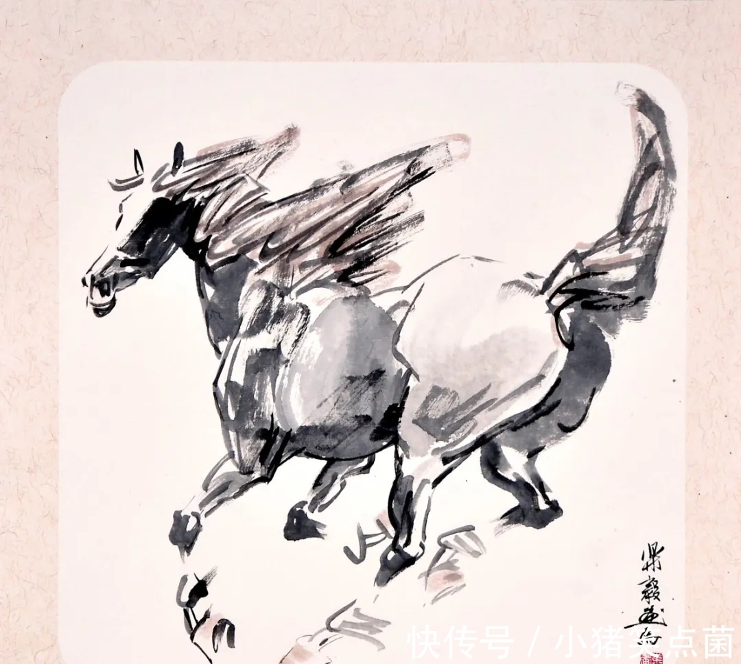 人观|他笔下的骏马,作品不落俗套,让人观之如闻其声