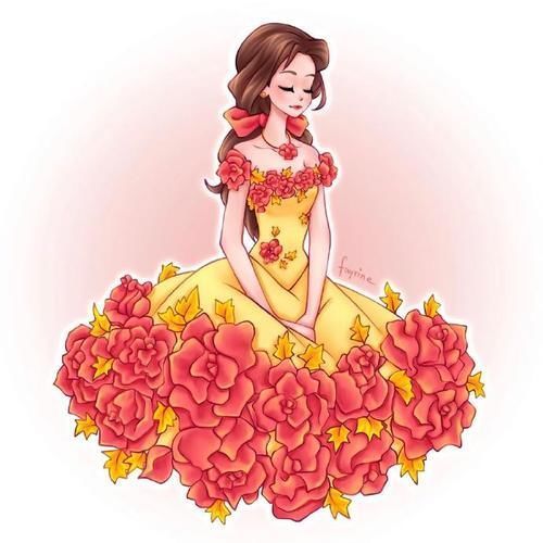 艾莎女王|穿鲜花裙的迪士尼公主,茉莉公主温柔唯美,艾莎女王仙气满满