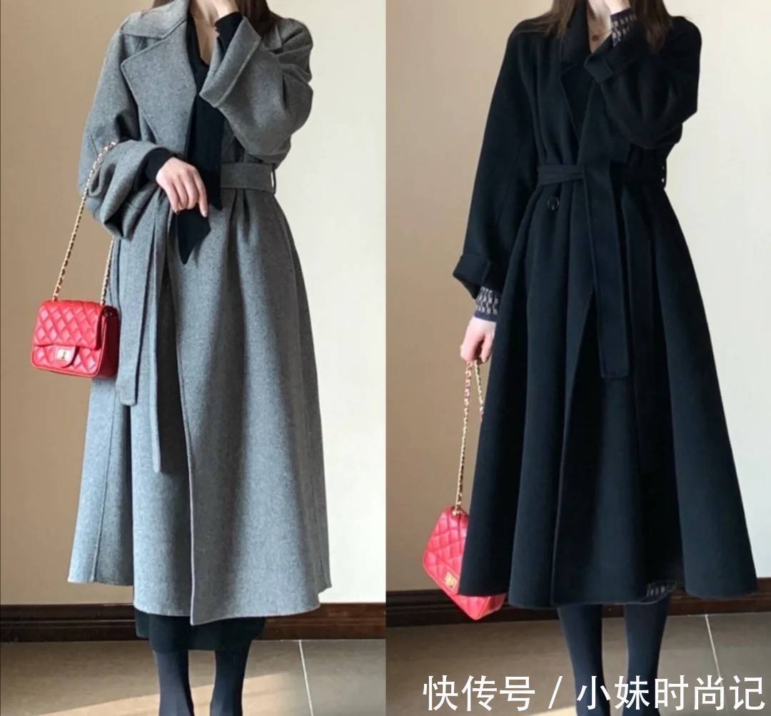 半身裙 过年的穿衣搭配公式:“大衣+半身裙”,不仅优雅显瘦更气质