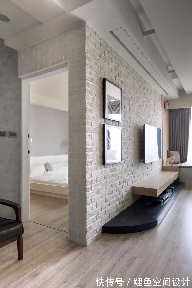 电视|用石材装电视墙,原始粗犷的质感,自然而又高档