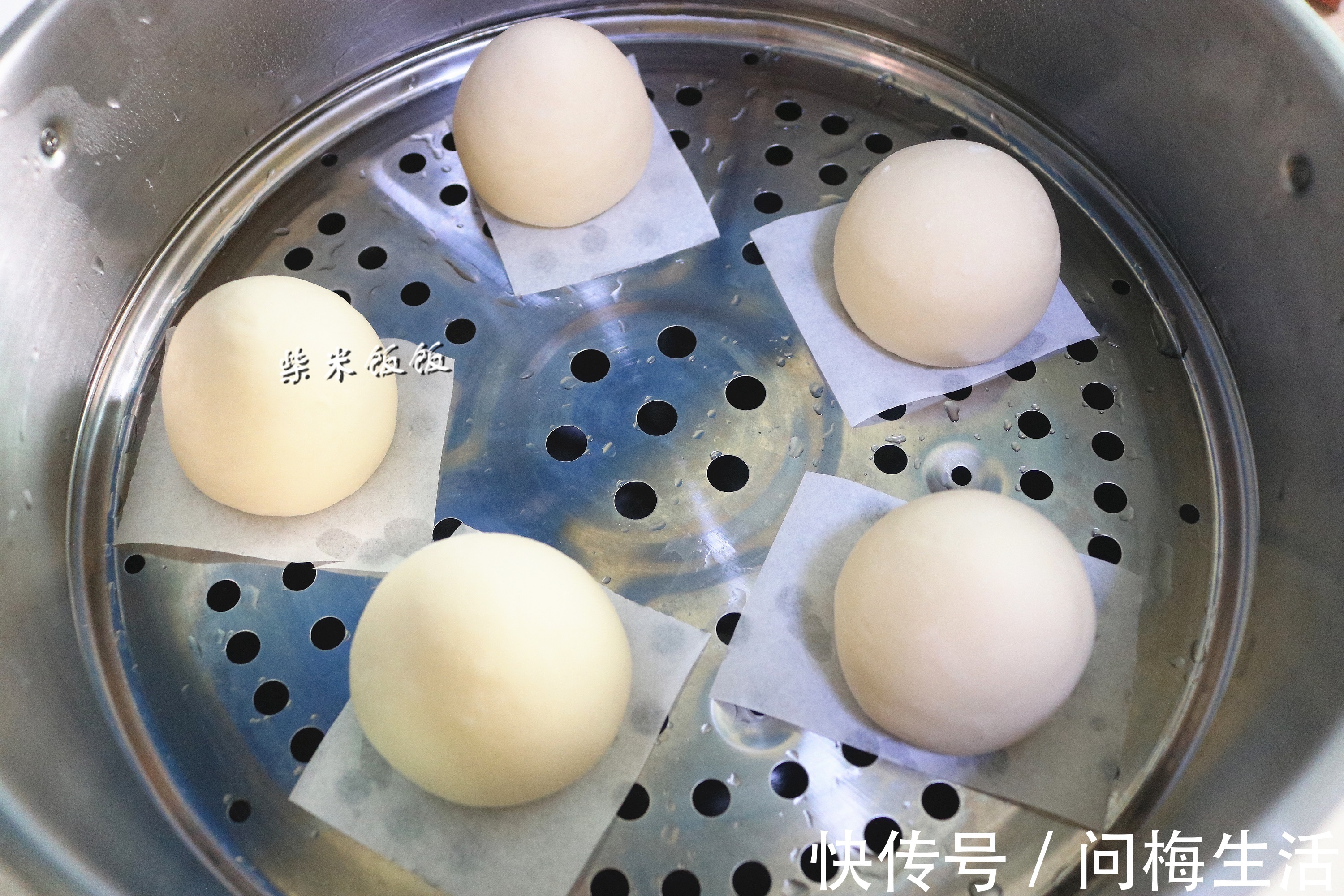蒸锅|山东戗面馒头,家常做法,香软又筋道!没有菜,白嘴也能吃2个