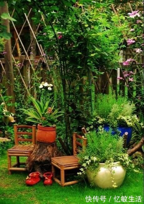 花园|15个私家小院花园设计，聚三两知己共饮，享受慢调生活