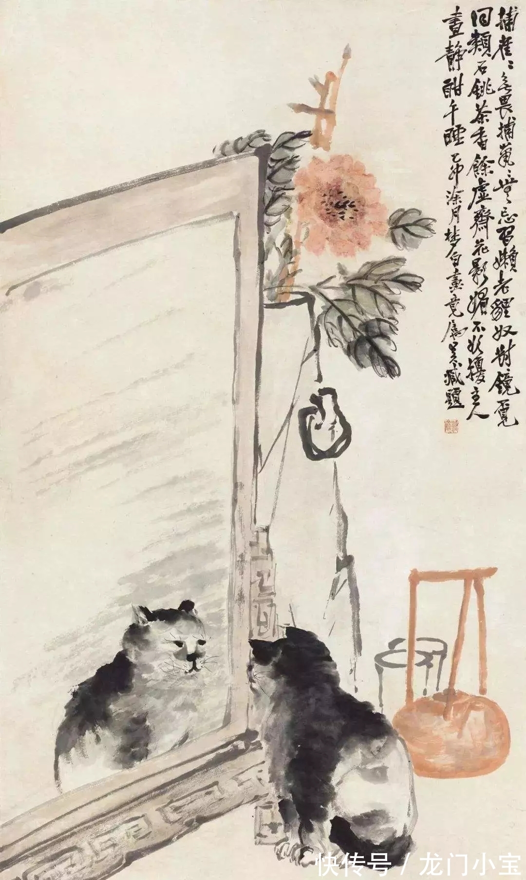 花鸟画$他46岁离去，上世纪二十年代名振京华，与齐白石同为一线花鸟画家