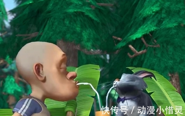 光头强|熊出没:同样是“光头强”,国版可爱,日版凶悍,非洲版不忍直视