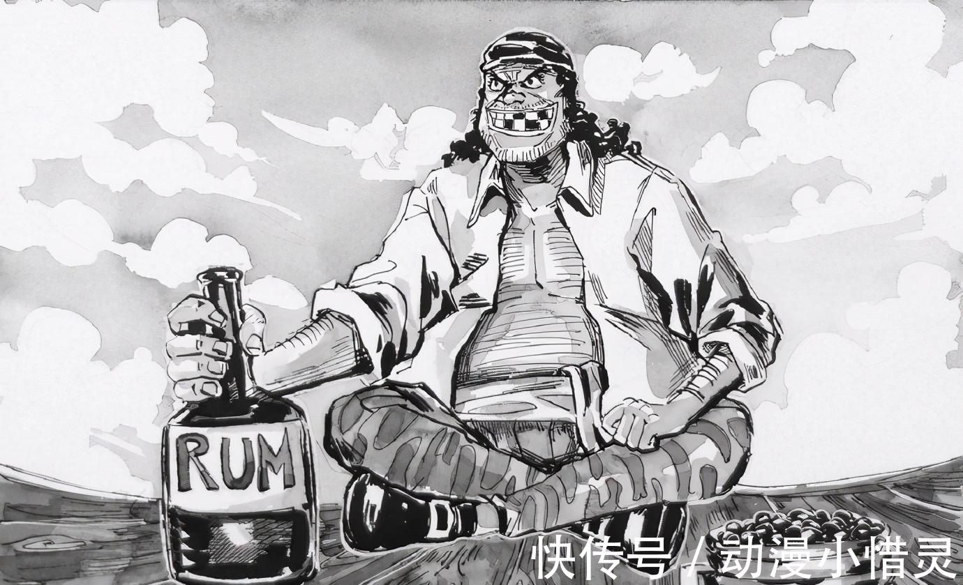路飞|海贼王经典墨色画,能记起5个是资深大佬,3个别说是海米!