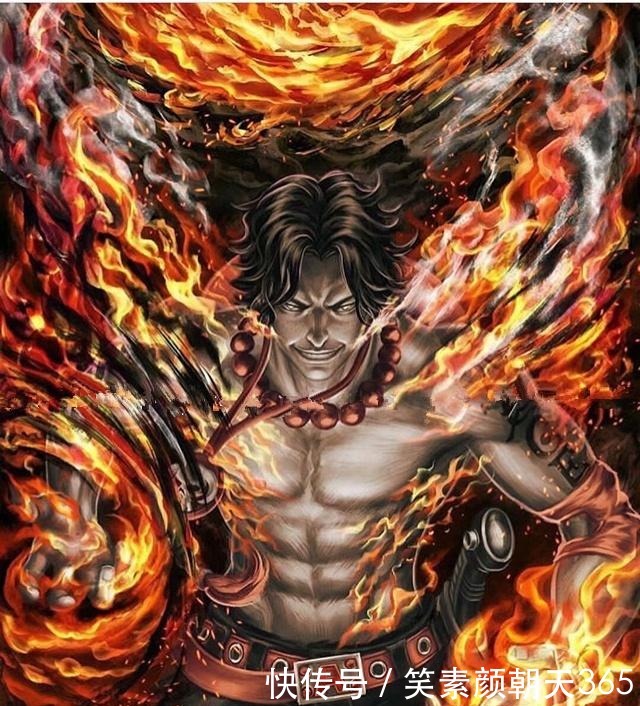 暗黑系的海贼王太炫酷,艾斯简直就是火神再世,老沙那张霸气侧漏