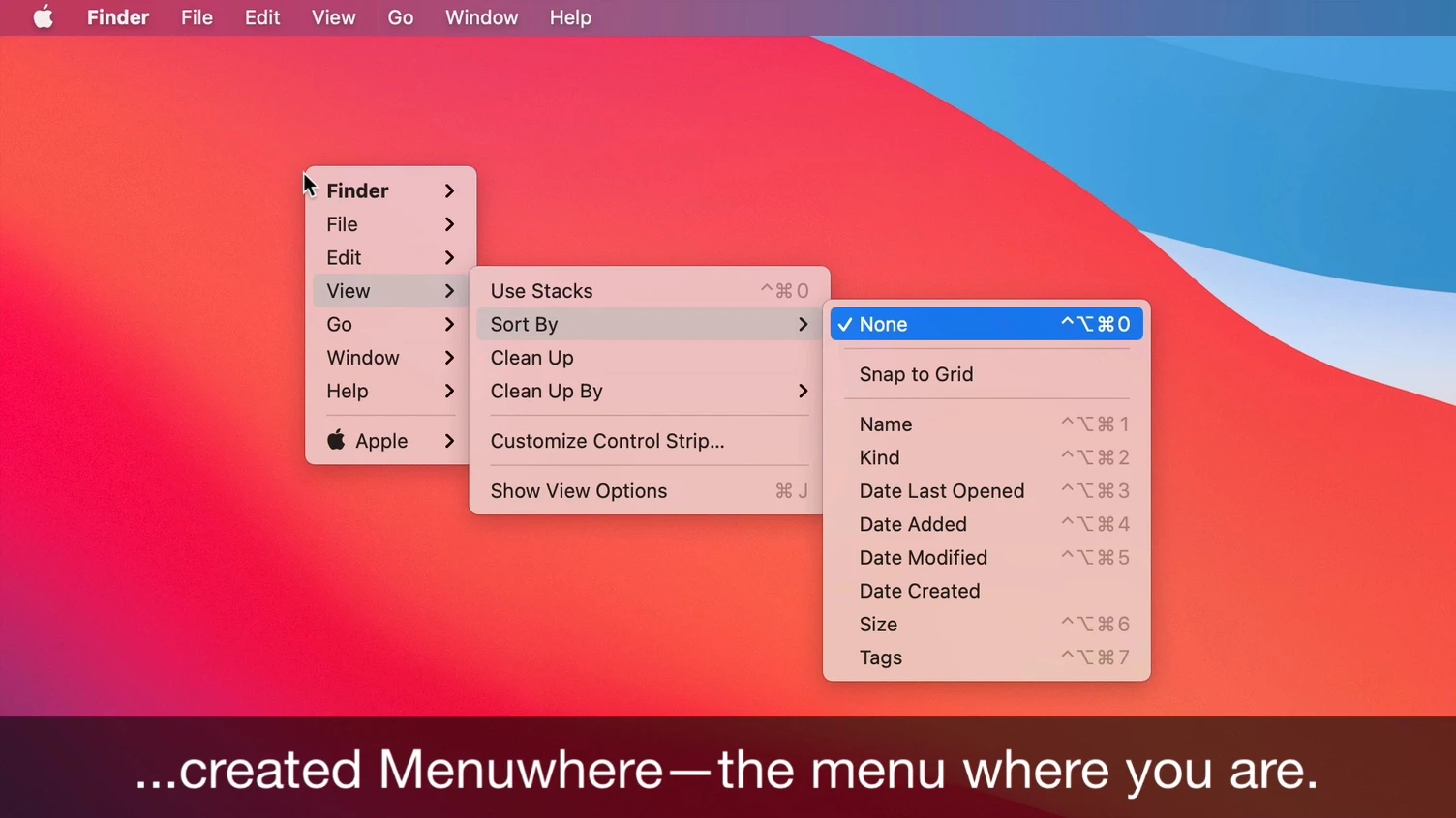 Menuwhere For Mac v2.2.1鼠标快捷菜单工具