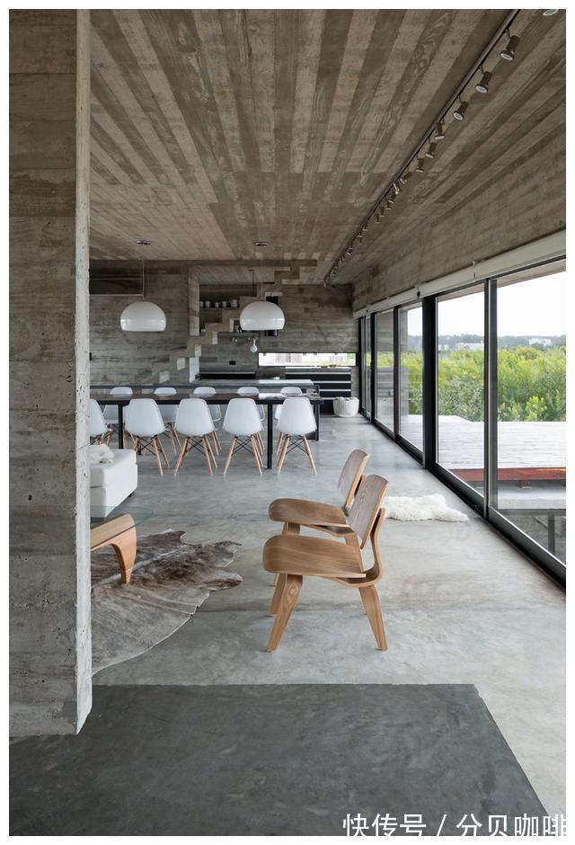 水泥色|毛坯房别墅设计,看这外观就被迷住了!省去装修就能入住了