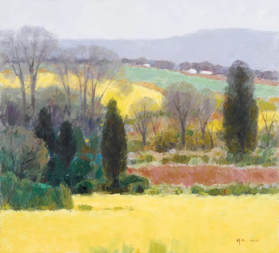 高级色彩,沈行工独特的诗意性油画