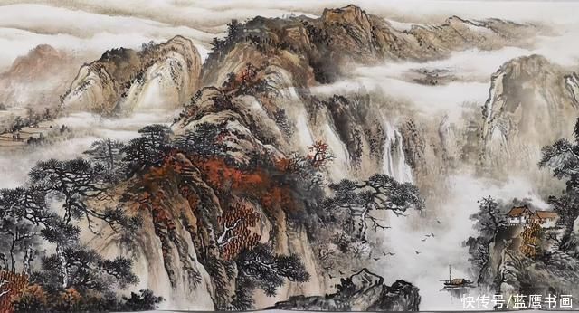 高飞|高飞作品:青山碧水云飞天