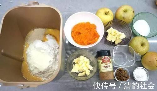 面包|用苹果当馅做的美食,我和孩子尝一口后抢着吃,天天吃也不够