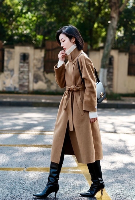 搭配 冬天穿大衣没创意？看看这些穿搭造型，每一套都很优雅高级