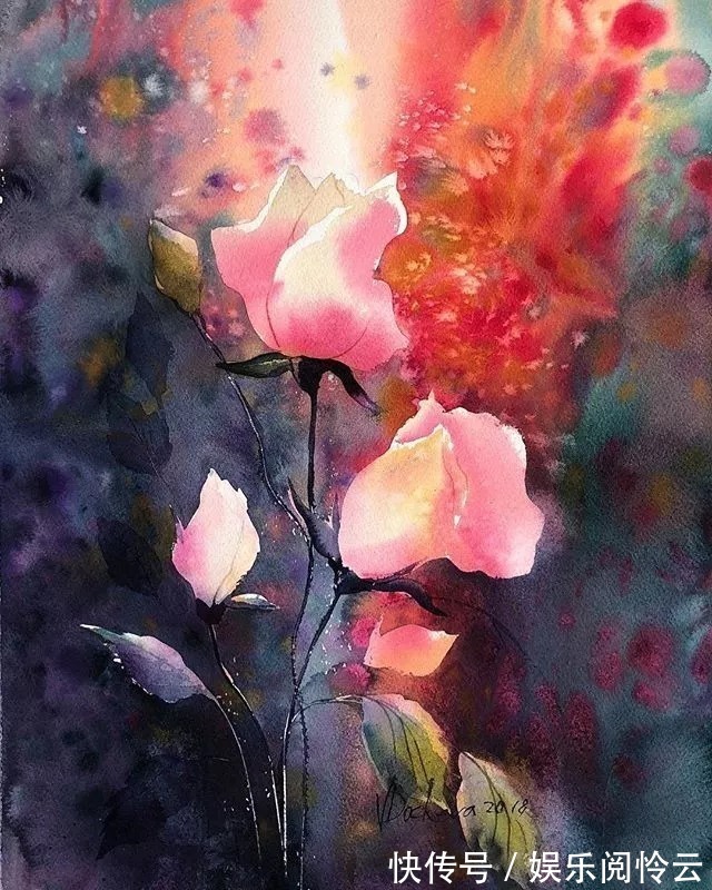 屏保$充满仙气的水彩画,每一张都可以用来做屏保!