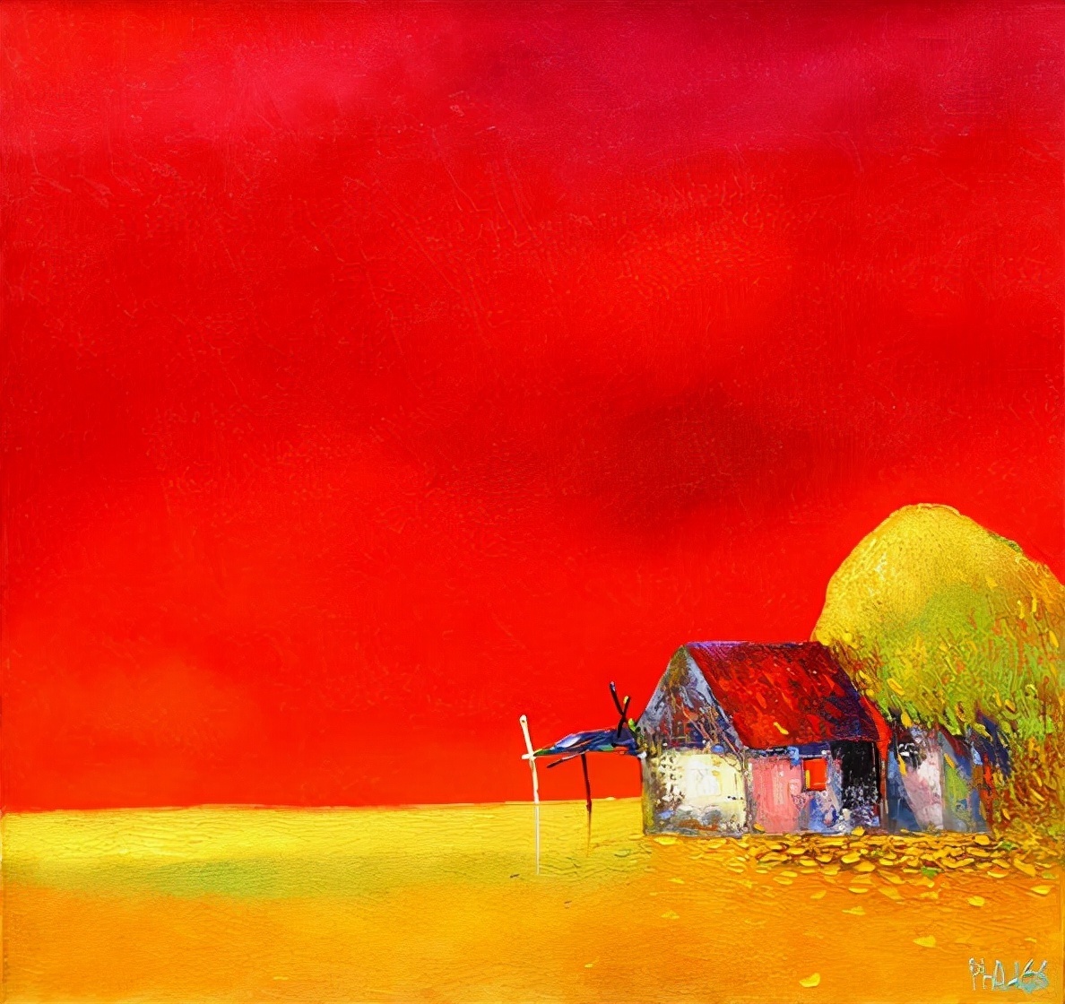 美术学院@越南画家Dao Hai Phong色彩艳丽的绘画作品