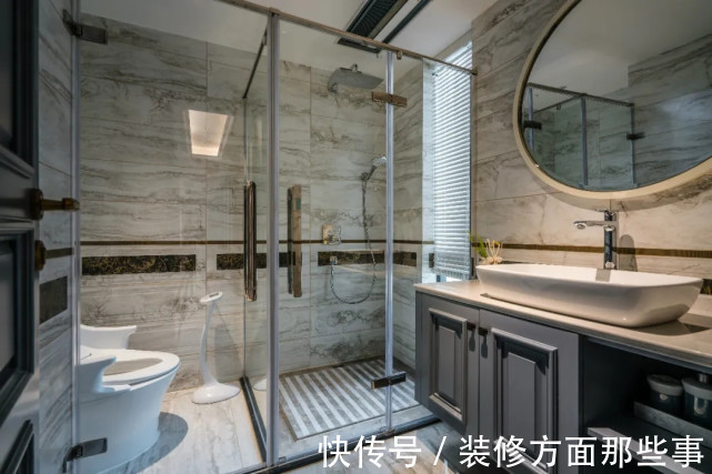 卫浴|140平高端显大气的欧式三居室，一个明快舒适的空间