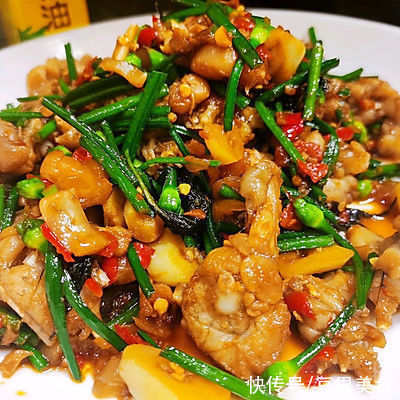 学会这样做#清香麻爽秒入魂#藤椒韭花牛蛙秒变大厨