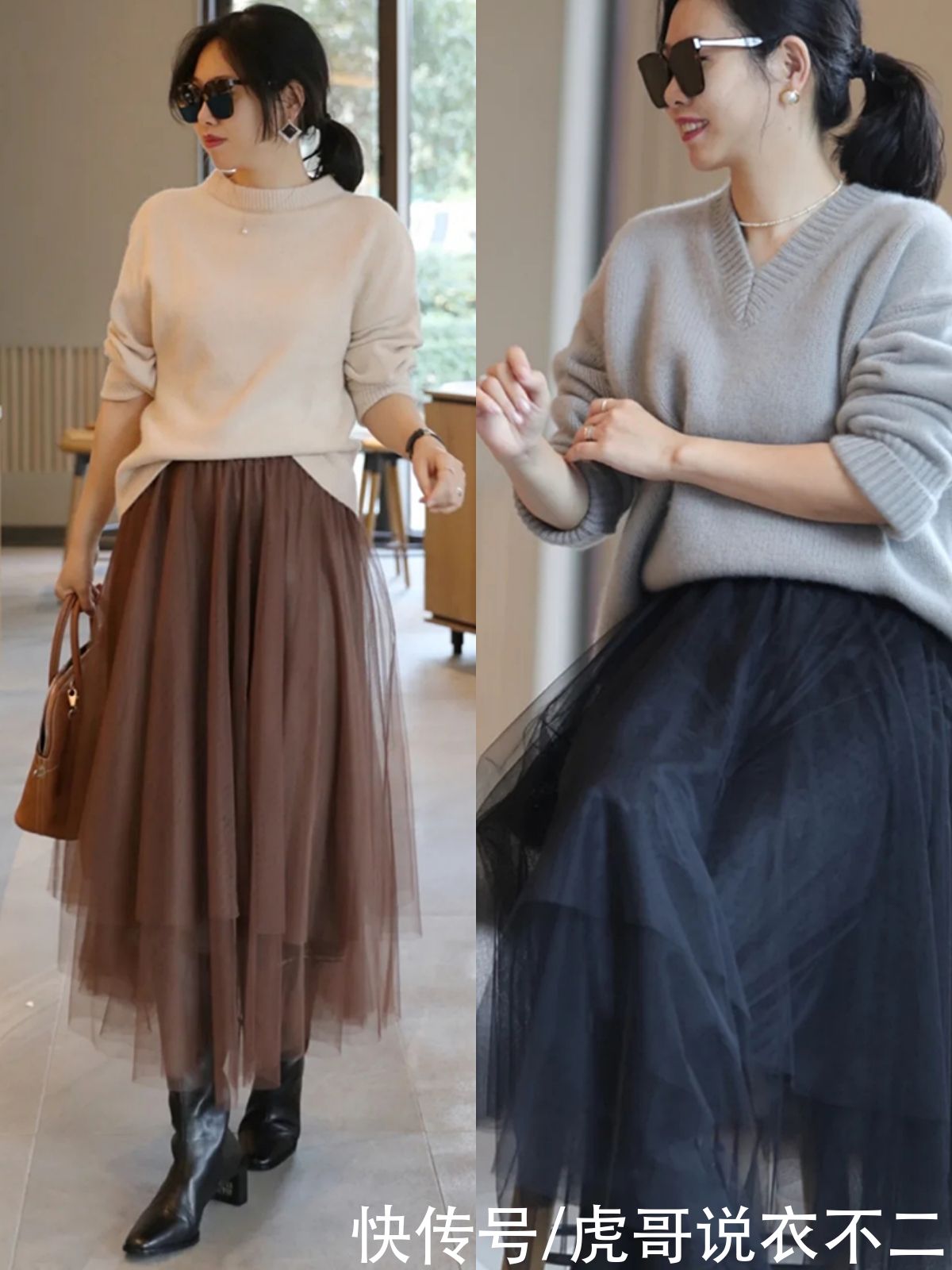 梨型身材的中年女人，学这位博主的优雅打扮，简约高级又显身材