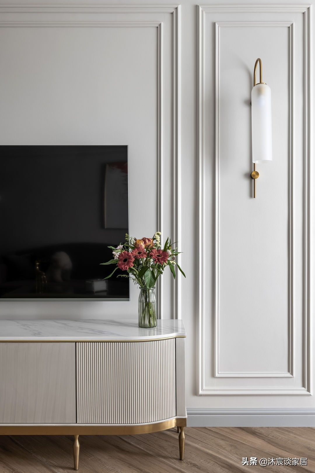 轻奢|她真的很明智,新家选择美式与轻奢结合,室内简洁优雅,太喜欢了