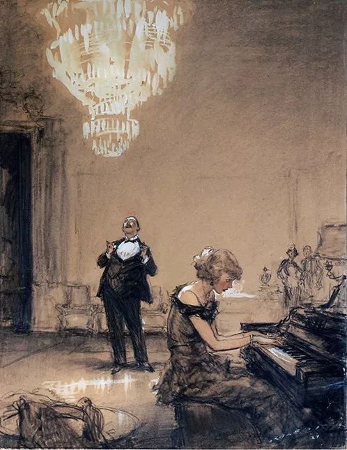 上流社会@美国最伟大的插画家,记录了上流社会的男男女女纸醉金迷的情景