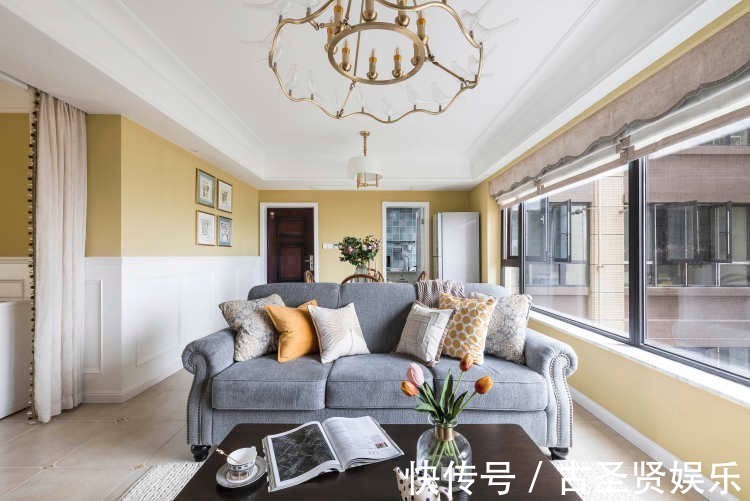 客厅|“独居老人”的蜗居,舒适不失趣味,专门设计的墙漆更是独一无二