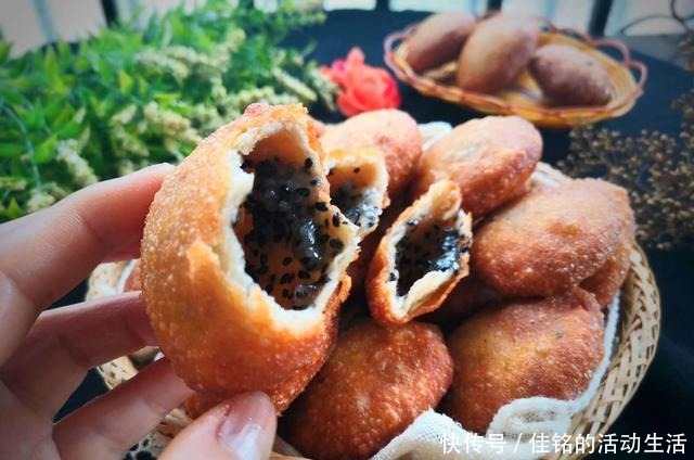 端午节快到了,炸糖糕掌握几个要点,不破皮不流糖,保证一次成功