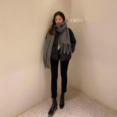 “奶奶裤+大衣”、“奶奶裤+羽绒服”才是真的时尚感十足!