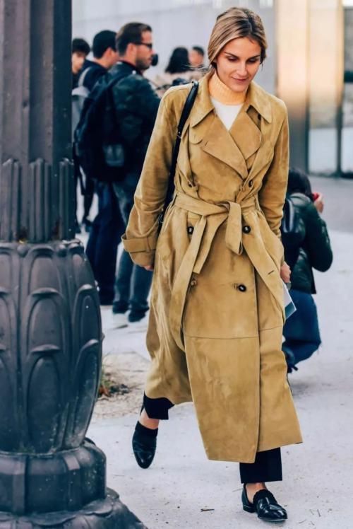 长外套+阔腿裤火了！太美太气质，小个子也能穿！