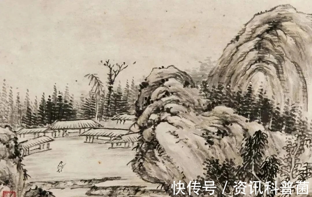 山水画&他贵为“四王”后一山水画大家,他的蝉衣皴,清新细腻,苍润兼得