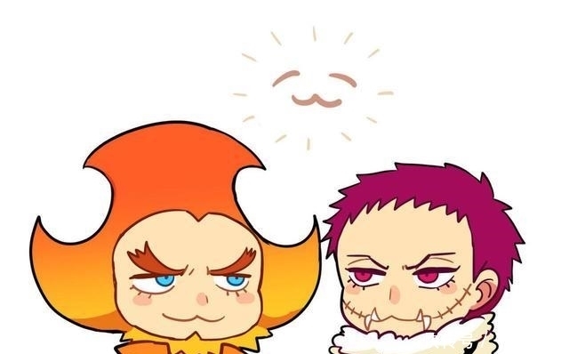 分享|海贼王:卡二壁纸分享,萌版卡二与甜甜圈融合,暗黑版散发霸气