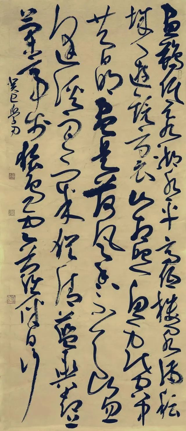 草书|他的草书获全国展最高奖,用笔扎实敦厚,很有冲击力