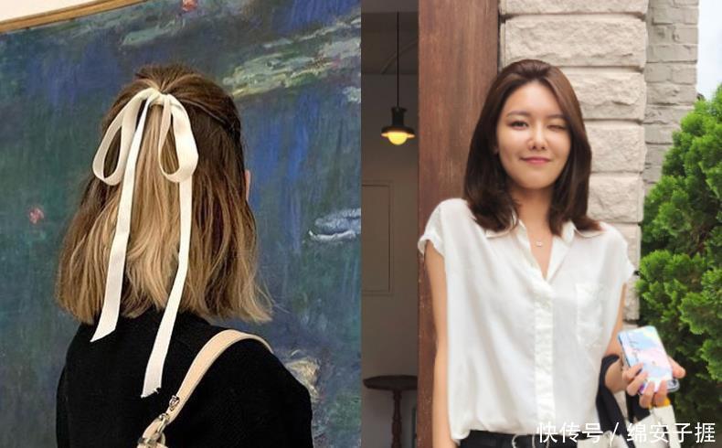 齐浏海|中长发、短发过渡期难整理跟上4个整理范本,女人味瞬间爆棚
