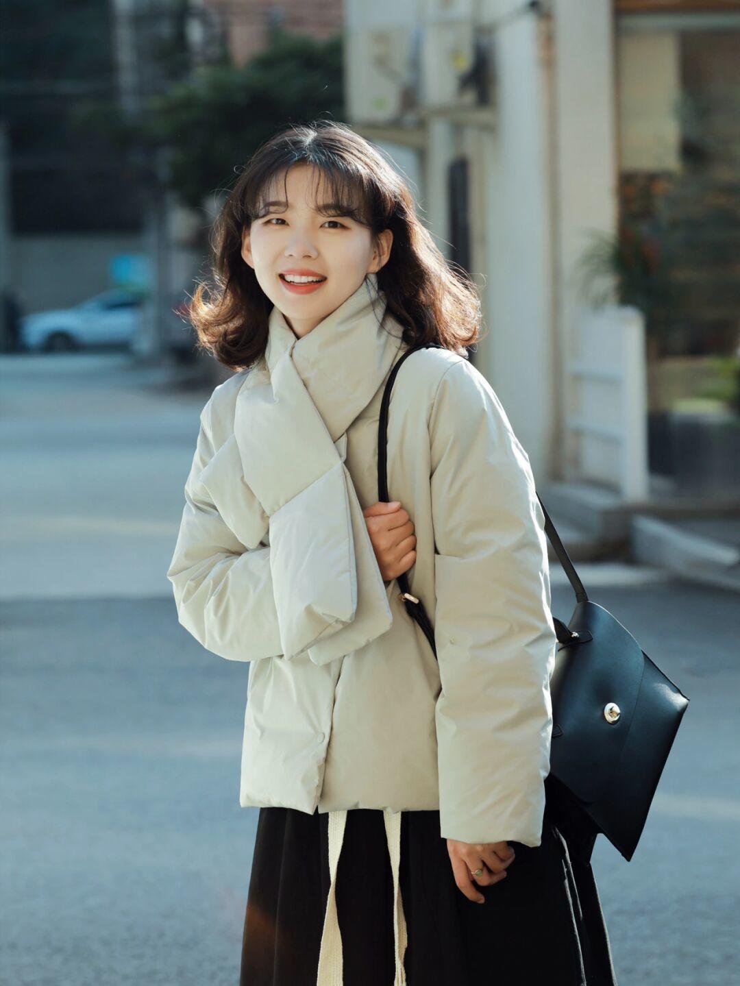 气质 冬天还是穿“羽绒服”更暖和,简约利落又有格调,让你穿出气质美