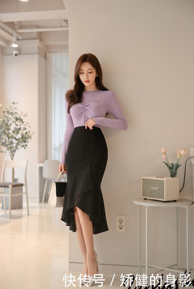 女神孙允珠时尚穿搭气质裙装，优雅洒脱