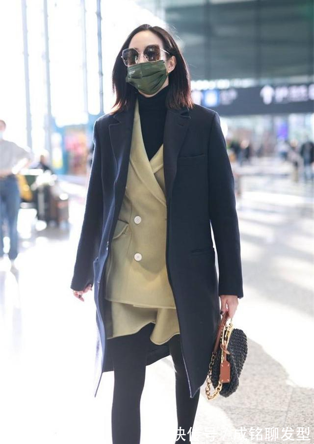 西装 张钧甯身材高挑匀称!大衣和西服叠穿显瘦不臃肿,真是又暖又美