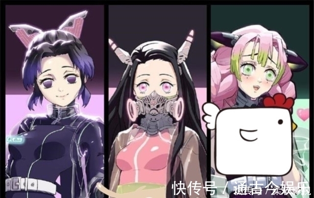 賽博朋克|鬼滅之刃賽博朋克風,蝴蝶忍端莊淑賢,伊之助造型與風格最符合?