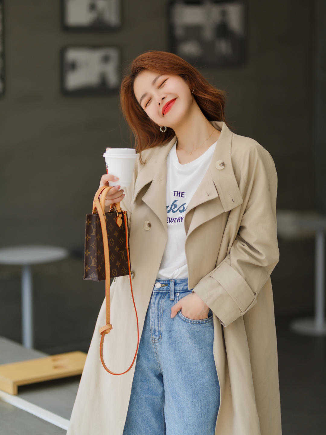 风衣|适合普通人通勤穿搭,简约又高级,照样特别美