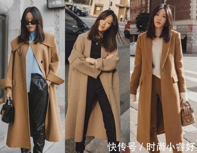 时髦|“驼色大衣”才不土气,时髦又好看的穿搭,轻松穿出高级范