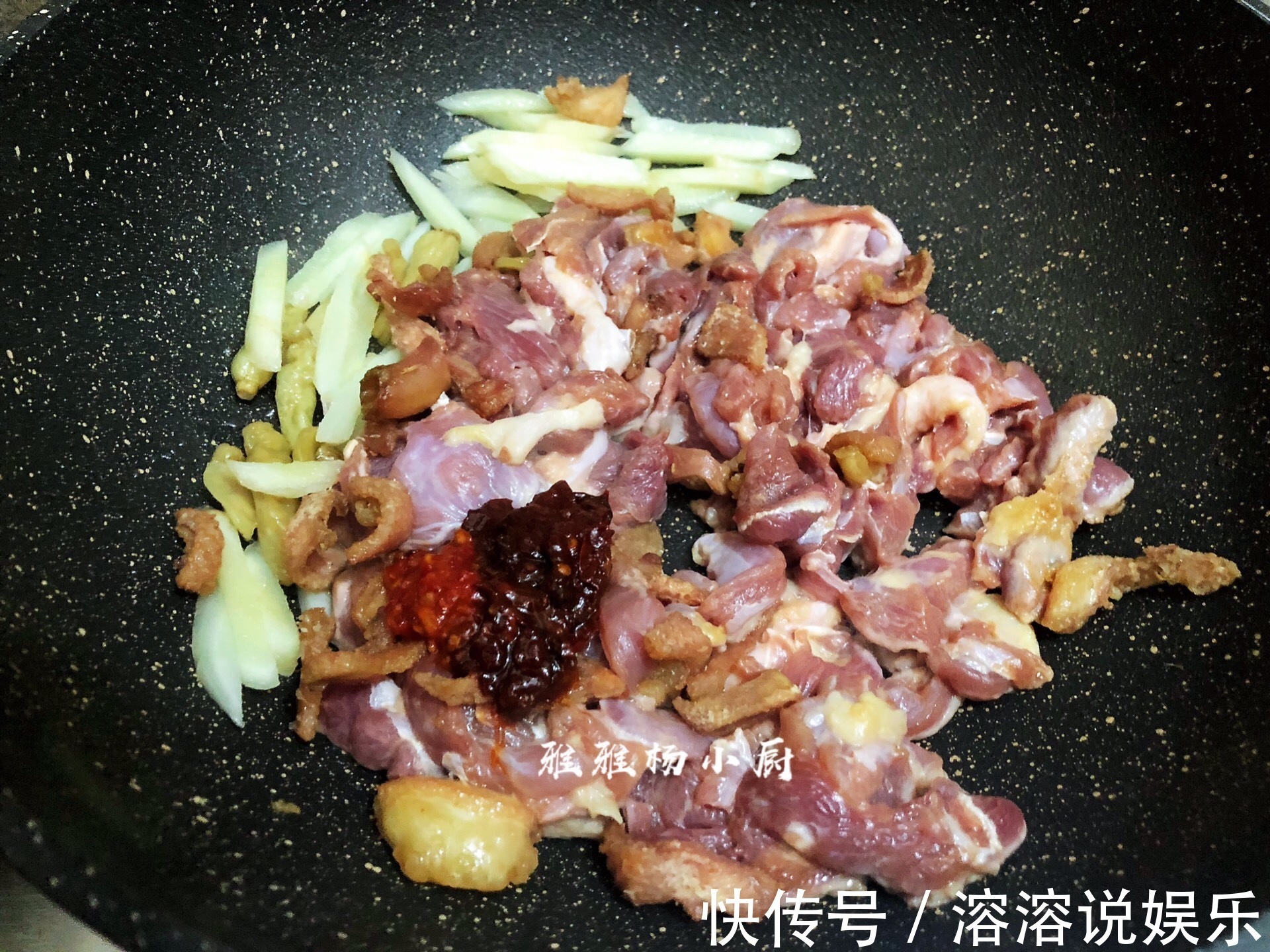 子姜|鸭肉和此是绝配，简单爆炒，香嫩开胃，润而不燥，下酒又下饭