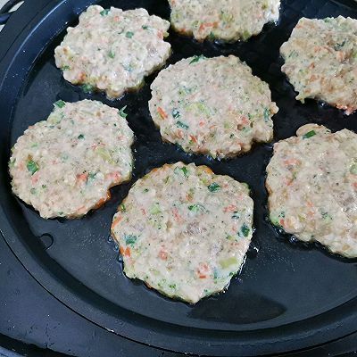 胡萝卜|鲜虾蔬菜饼