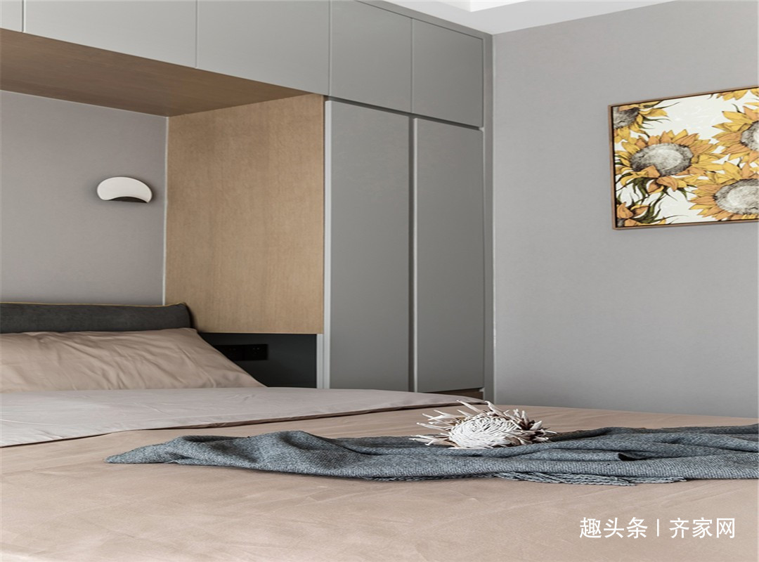 现代|89平两房现代,休闲书房,客厅,餐厅连成一体的扩容空间感!