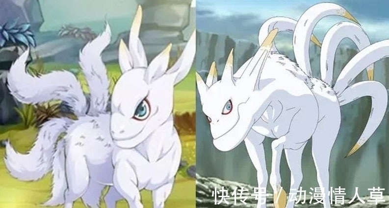 尾兽们|火影忍者:九只尾兽小时候和现在对比,你最想养哪一只?