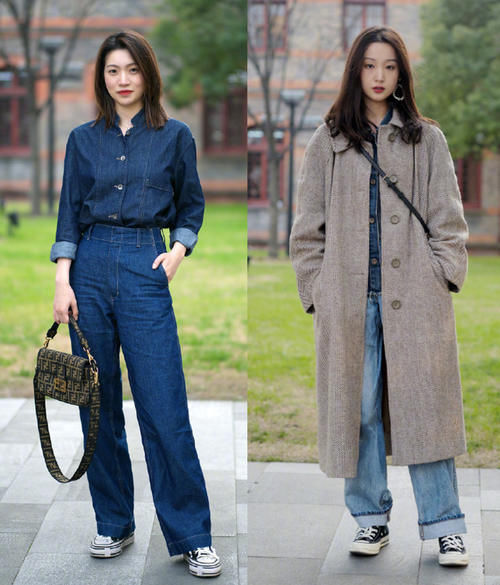 阔腿裤＋短靴，阔腿裤＋老爹鞋，简直美到犯规！