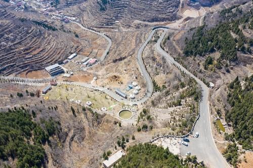 探寻大山深处的济南金刚纂村，盘山公路蜿蜒曲折，村里有两棵古树