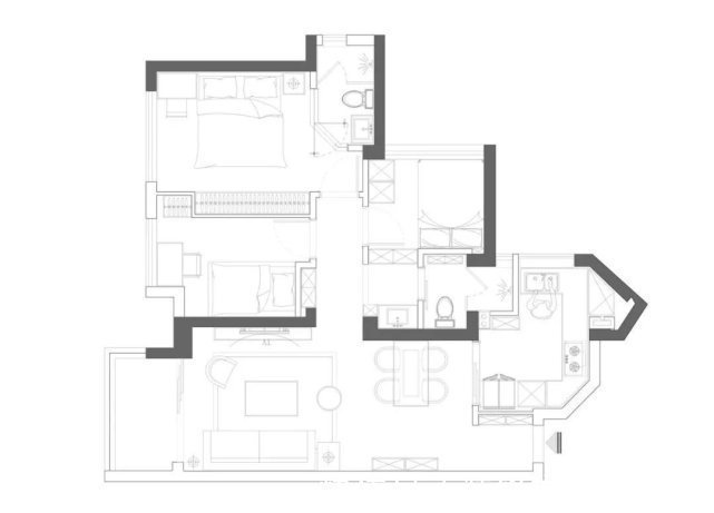 三居室|118平现代风三居室，一个简单而纯粹还原生活色彩的家