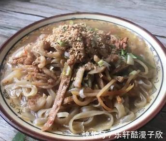 油豆腐|山西泽州美食“馔面”，你吃过吗