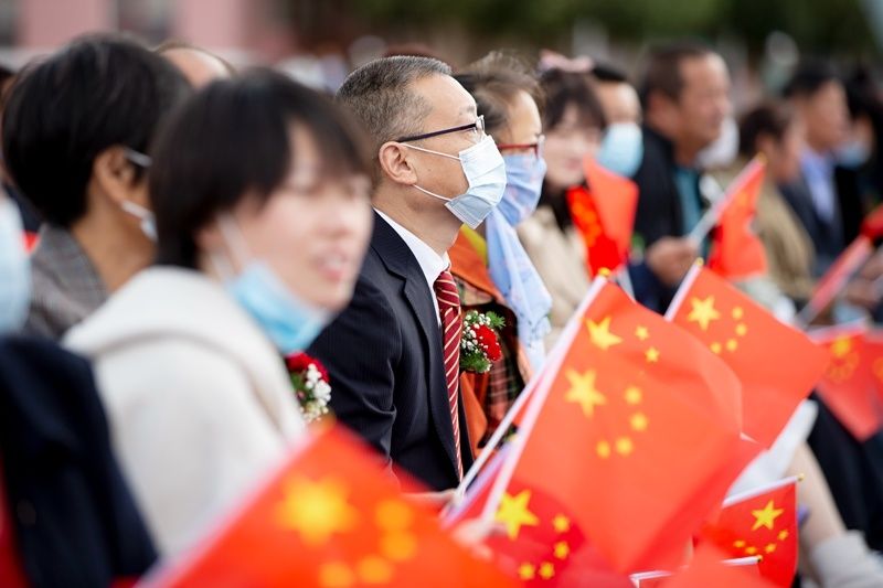 酒泉卫星发射中心|真情“十”意 120对航天新人情定大漠