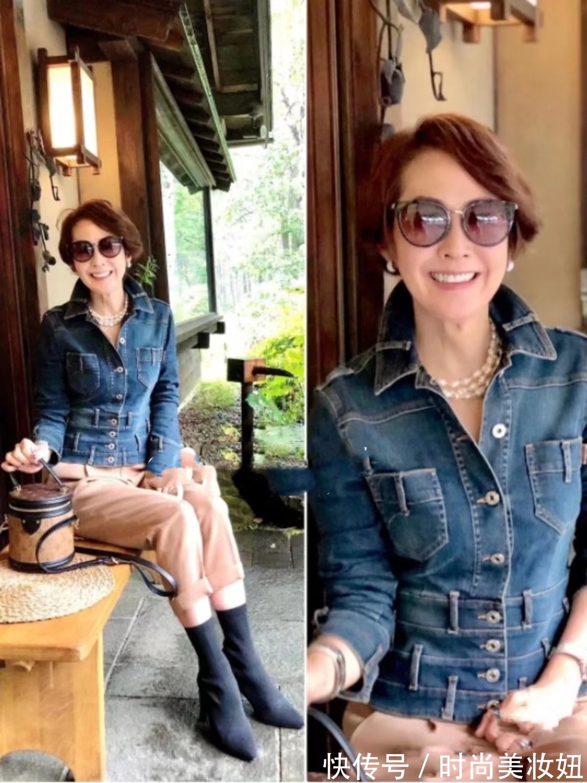 小皮衣|50+“日本主妇”太会穿了,可优雅、可洋气,大妈们该学一学