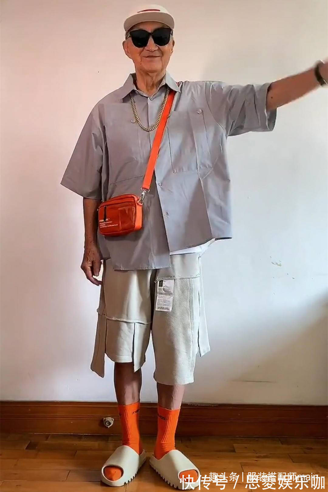 街拍 83岁退休爷爷成穿搭博主，凭借时髦衣品，活出自己最帅的样子