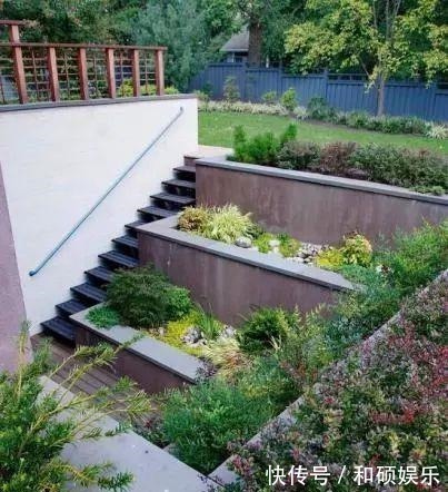 高低差|院子错层设计,错落有致一次拥有2个庭院,早知道我家也这样装了